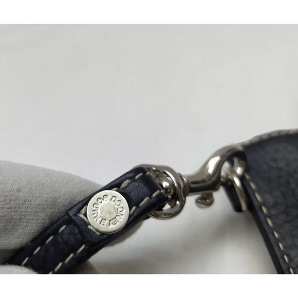 Dooney & Bourke Black Pebbled Zipper Closure Coin Wallet - Picture 5 of 11